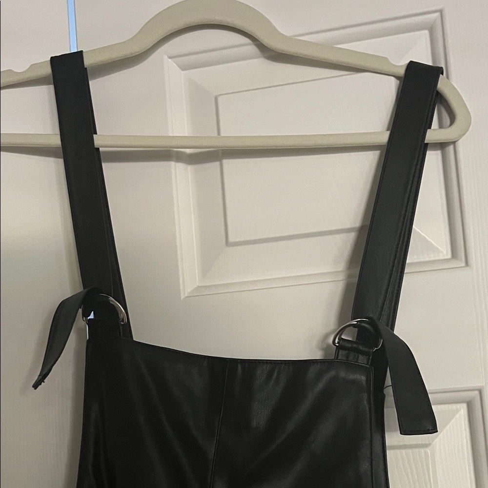 ZARA faux leather jumpsuit (S) NWT - Picture 5 of 12